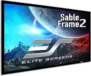 Elite Fixed Frame 16:9 Sable Frame Projector Screen, 6cm Black Velvet Border, 100-Inch