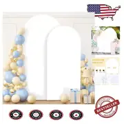 Durable Machine Washable Arch Covers - 6ft & 7.2ft Spandex Wedding Backdrop Set