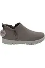 Ryka Suede Side-Zip Sneakers Hensley Silver Cloud