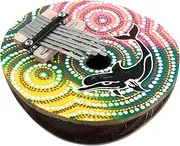 LRXIYODE Painted Coconut Shell Thumb Piano Key Finger Piano Decoration for Home Office for Festivals and Special Occasions Chic Design for Boys