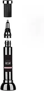 Nail Rhinestone Glue - 8ml Portable Black Brush Pen Tip Glue | Cured Need, Nail Charm Gel, Polishing Agent, Super Strong Adhesive for 3D Gemstones