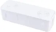 KOMBIUDA Cable Box Organizer White Plug Socket Storage for Cord Management Emission Space Saving for Cable Organization