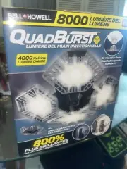 Bell + Howell Quadburst 8000 Lumens Multi-Directional LED Celing Light