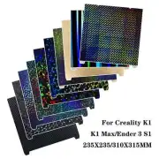 For Creality K1 Build Plate K1 Max Bed PET PEO H1H PEI Sheet 235x235 Ender 3 S1