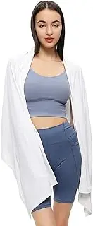 [OH! ANY TIME ANY WEAR] UPF50+ Sun Shawl Beach Travel Scarf Wraps,Swimsuit Bikini Wraps Cover-up for Women,Summer Cooling Shawl