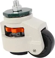 Leveling Stem Caster, 360 Degree Swivel Workbench Caster, M16 Thread Retractable Castor Wheel, 75mm OD, Leveling Feet Castor for Furniture, Machine Equipment