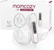 Momcozy Hands Free & Ultra-Light Breast Pump V2, Potent Wearable Pump with 27 Pu