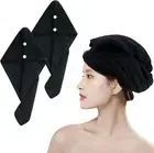 2 Pack Microfiber Hair Towel,Quick Dry Head Wraps Hair Towel Turban Wrap Women K