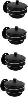 iplusmile 4pcs Wall Mounted Ashtray Home Toilet Outdoor Ashtrays Indoor Decorative Wall Hanging Ash Tray Smoking Tray Storage Container Wall Ashtray Bathroom Ashtray Stainless Steel