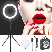 12 Two-colour Dimmable Ring Fill Light with Tripod - 28w 100-240v
