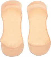 [MOBUTOFU] 1 Pair Socks for Loafers Forefoot Socks No Show Loafer Socks Grippy Socks Woman Toe Guards for Shoes No See Socks for Women Thick No Show Socks for Women Loafers Socks for Women