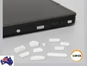 2 SETS 13pcs Anti Dust Plug Stopper USB Port RJ45 HDMI Interface Cover Laptop