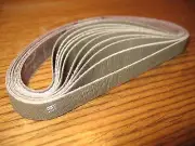 10 pc 1200 grit 1/2"X12" Abrasive Sanding Belts - Trizact A16 by 3M | Work Sharp