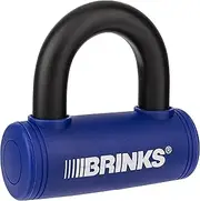 BRINKS - 3 7/8” Mini U-Bar Lock - Weather Resistant and Pick Resistant Bike Lock, Blue