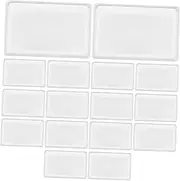 TEMPNAP 20pcs Ultra Thin Magnifying for Reading PVC Magnifier Bookmarks Visibility Magnifying for Seniors Convenient Reading Aid