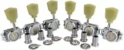 6Pcs Guitar Locking String Tuning Pegs (3R + 3L) – 1:15 Vintage Deluxe Style Tun