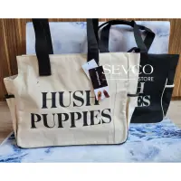 在飛比找蝦皮購物優惠-Hush PUPPIES 正品中性帆布網球托特包