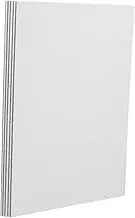 5 Sheets Cardboard Frames Mat Board Back Board Backing Board Photo Matting Photo Frame Backing Card Photo Frame Backing Mat Picture Frame Backing Particle White