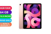 Apple iPad AIR 4 2020 10.9" Wifi (64GB, Rose Gold) - Grade (Excellent)
