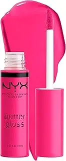 [NYX Professional Makeup] Butter Gloss, Non-Sticky Lip Gloss - Summer Fruit (Hot Pink)