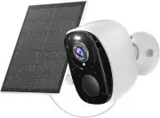 2K Solar Wireless Security Camera Outdoor 5000mAh Battery Powered SD/Cloud Stora
