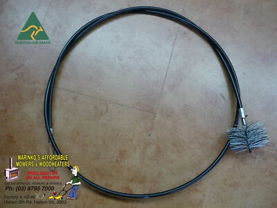 FLEXI FLUE BRUSH KIT 6" FIRE PLACE - WOOD HEATER Brand New 3.6 METER 12 FOOT