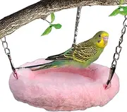 Bird Bed for Cage - Warm Bird Sleeping Hut Parrot Bed,Breeding Bird House, Birds Swing Toys, Parrot Cage Hammock for Lovebird Conure Quaker