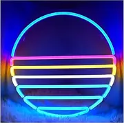 Sign Lamp Sunset Neon Sign Beach LED Light for Wall Decor USB Powered Night Lamp for Birthday Party Bar Boy's Room Bedroom