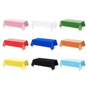 Table Cloth,Disposable Table Cloth For Retangle Table,Thicken Plastic Tablecloth