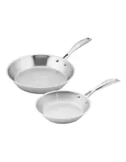 [Scanpan] Frypan Set 2 Piece in Silver