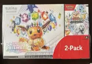 Pokemon Prismatic Evolutions Elite Trainer Box + Booster Bundle 2 Pack