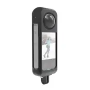 For Insta360 X3 PULUZ Metal Protective Cage Rig Housing Frame with Sticking Lens
