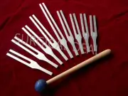 9 Sacred Solfeggio With Sweet Sound Tuning Fork velvet pouch + mallet