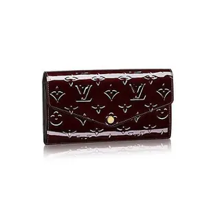 【二手】Louis Vuitton LV M90152 Sarah Vernis皮革壓花發財包 M90208