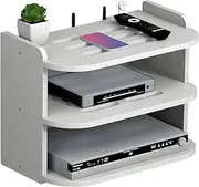 WiFi Router Shelf | Multi Layer Wireless Router Holder,No Drill Remote Control Storage Rack, Wireless Router Heat Dissipation Rack for Living Room, Bedroom