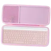 Hard Case Compatible with Logitech MK470 Slim Keyboard and Mouse Combo (Rose