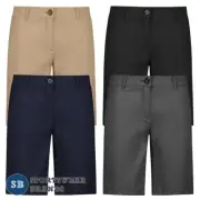 Ladies Chino Shorts Womens Stretch Size 6 8 10 12 14 16 18 20 22 24 26 BS021L