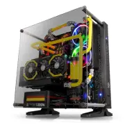 Core P3 ATX Tempered Glass Gaming Computer Case Chassis, Open Frame Panoramic...