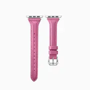 PU Leather Apple Watch Strap For Apple Watch1/2/3/4/5/6/7 Generation Watch 38/41 MM Watch Chain - Pink