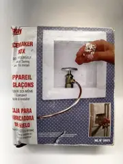 1/2" MIP x 1/4" Oatey Icemaker Ice Maker Box 38823 With Mounting Brackets