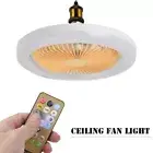 New Ceiling Fan Bladeless Ceiling Fan Light White 10.2inch Modern