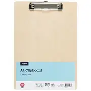 J.Burrows A4 Clipboard Natural Wood