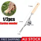 Stainless Steel Handy Weed Remover Garden Weeding Tools Manual Weeder Puller Au
