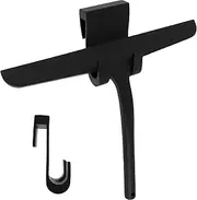 Shower Squeegee Silicone Shower Glass Wiper No Noise Glass Window Squeegee Multi-Purpose Household Glass Door Cleaner Bathroom Cleaning Tool with Hook and Lanyard for Window Glass Door Tile Cleaning