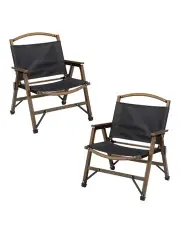[Orient] Foldable Outdoor Camping Chair in Black