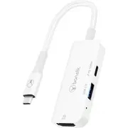 Bonelk Long-Life USB-C 3 in 1 Multiport Hub (White)
