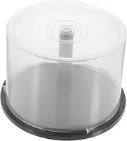 2Pcs Empty Storage Bucket Portable Storage Holder for Discs Protective Storage Containers for Organizing and Extending Lifespan for Desktop