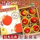 【切果季】日本青森紅蜜蘋果28粒頭頂級手提禮盒(6入_約2.3kg/盒)