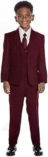[YYI] Boys' Two Buttons Slim Fit 3 Pieces Suit Set