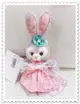 ♥小花花日本精品♥《Disney》迪士尼史黛拉兔洋裝蕾絲洋裝點點蝴蝶結公仔上衣娃娃粉色日本限定